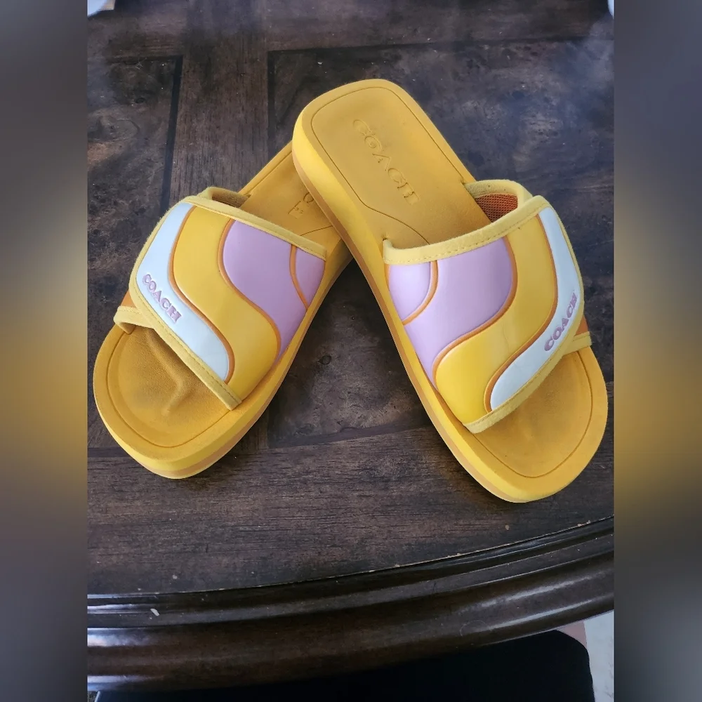 Coach Paxton slides size 9